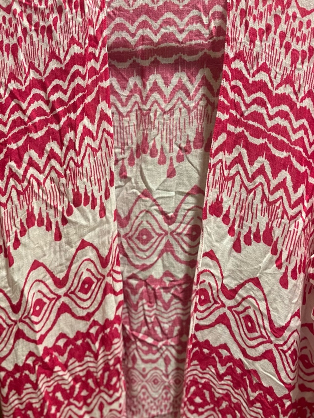 03. WOMENS CHICO’S L/XL DETAIL KIMONO TOP - Picture 5 of 7